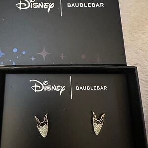 NIB DISNEY BAUBLEBAR HALLOWEEN MALIFICENT EARRINGS